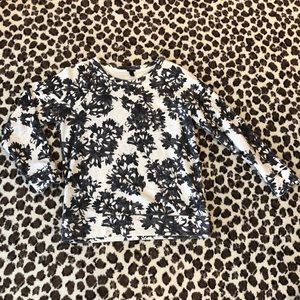 J CREW floral sweatshirt